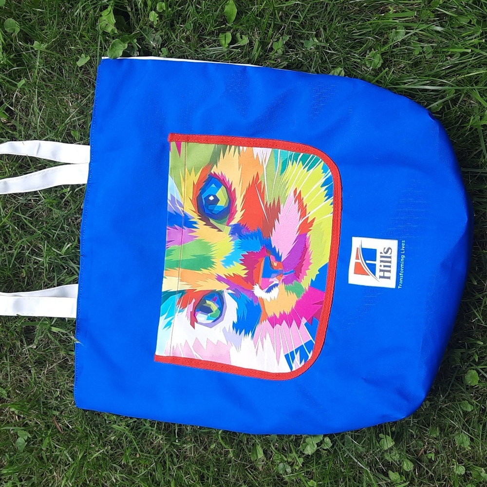 Reversible Rainbow Cat and Dog Totebag